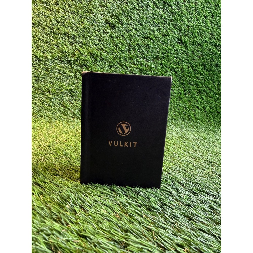 VULKIT VC200d Black Leather Pop Up Credit Card Holder Minimalist RFID Wallet NEW